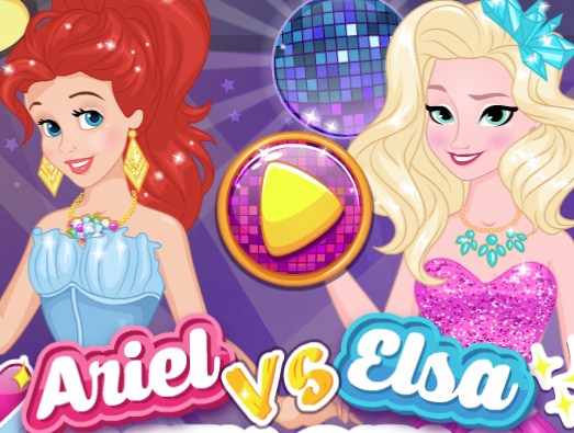 Игра Девичник: Ариэль против Эльзы