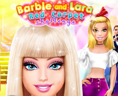 Игра Барби и Лара на Красной Дорожке