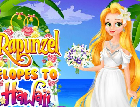 Игра Одевалка: Рапунцель на Гавайях
