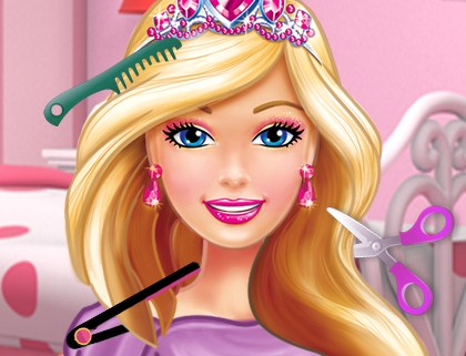 Игра Барби: Модная Парикмахерская