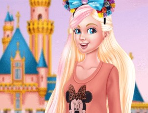 Игра В Диснейленде с Барби