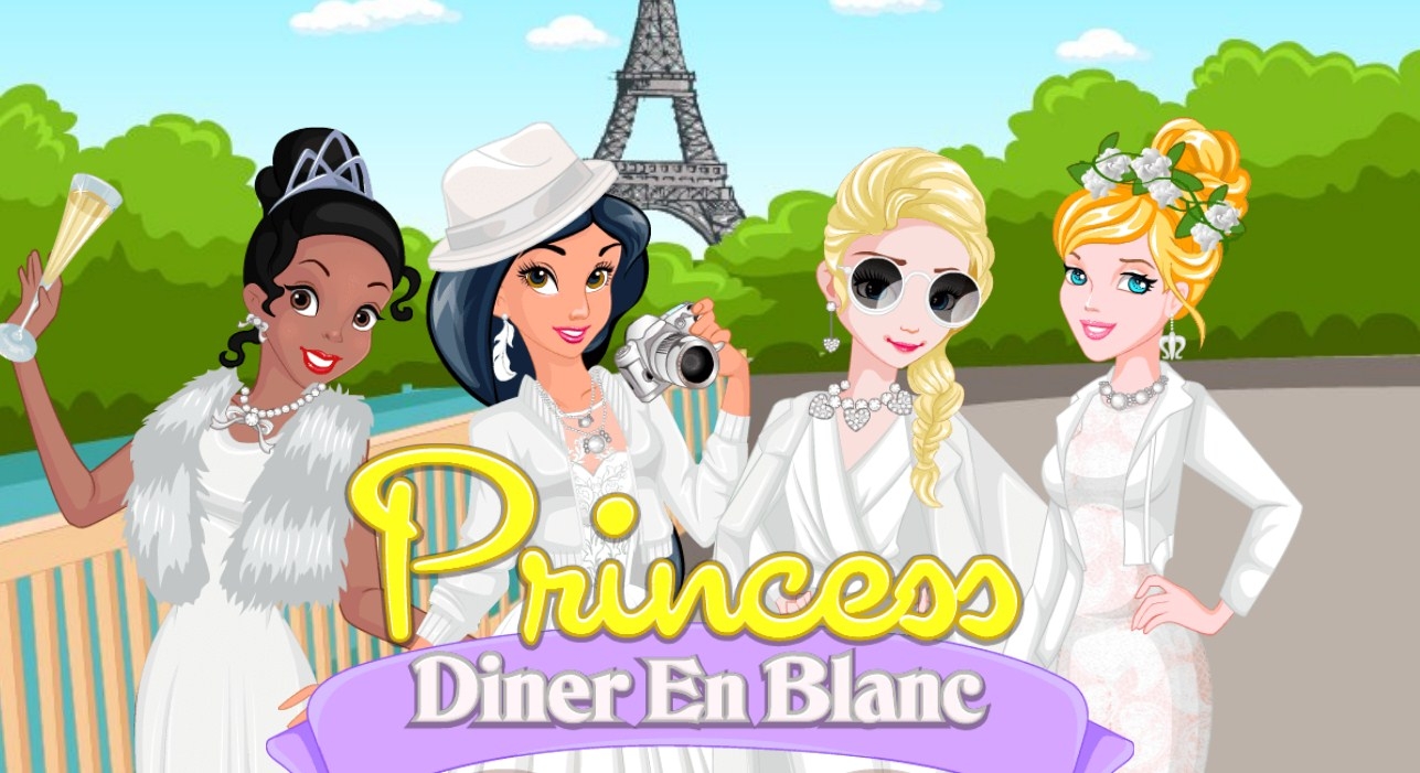 Игра Принцессы: Белые Наряды