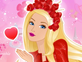 Игра Барби Любит Красный