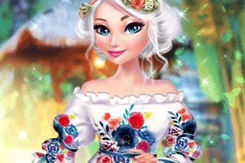 Игра Эльза: Цветочное Лето