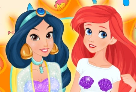 Игра Ариэль и Жасмин: Готовимся к Лету