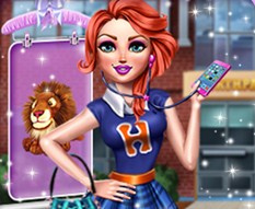 Игра Современные Принцессы: День Колледжа