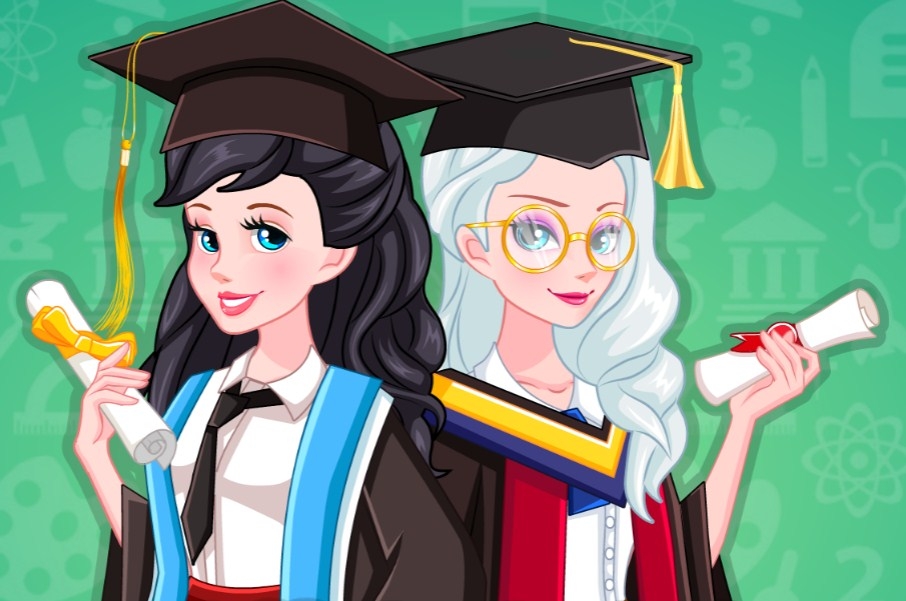 Игра Эльза и Русалочка Выпускной