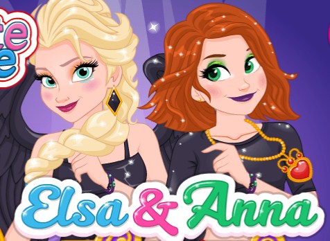 Игра Эльза и Анна: Злодейский Стиль