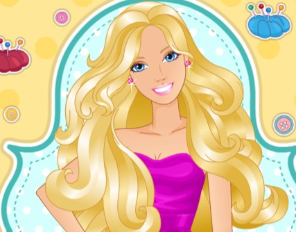 Игра Барби: Очаровательная Кружевное Платье