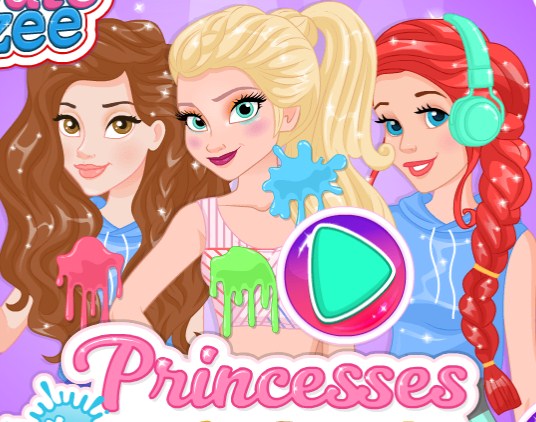 Игра Принцессы: Цветной Бег