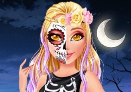 Игра Мой Хеллоуинский Мейк Ап