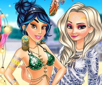Игра Принцессы: Пляжная Одежда