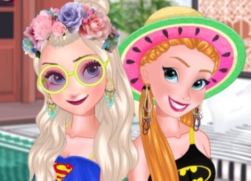 Игра Холодное Сердце: Вечеринка у Бассейна