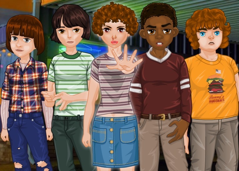 Игра Очень Странные Дела: Одевалка