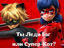 Игра Тест: Леди Баг и Супер Кот