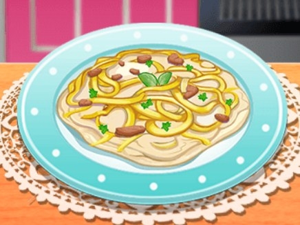 Игра Кухня Сары: Куриное Филе Альфредо