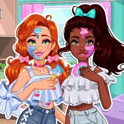 Игра Джесси и Ноэль Лучшие Подруги: Реальный Макияж