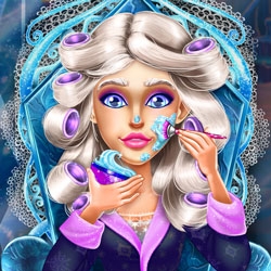 Игра Снежная Королева: Реальный Макияж