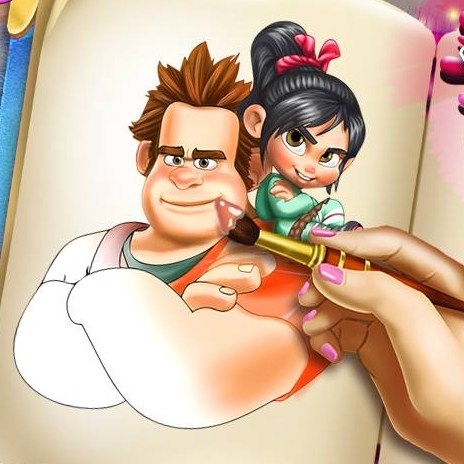 Игра Книжка Раскраска Ваниллопы Фон Кекс