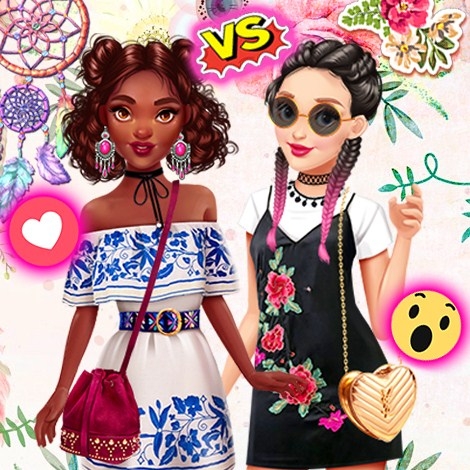 Игра Лучшие Подруги: Бохо Против Гранжа