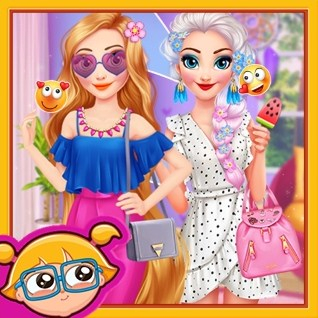 Игра Эльза и Рапунцель: Летние Воспоминания