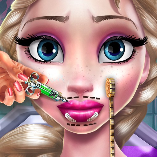 Игра Эльза Увеличила Губы