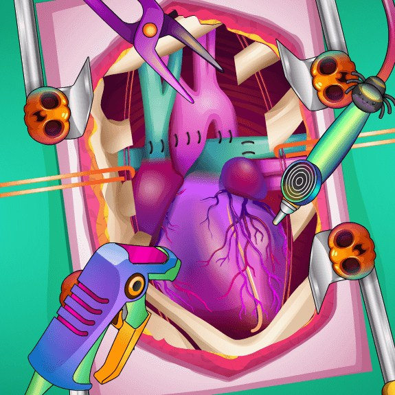 Игра Монстр Хай: Операция на Сердце