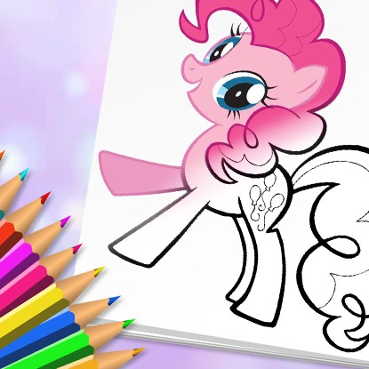Игра Милые Пони: Раскраска