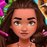 Моана в Парикмахерской