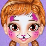 Маленькая Принцесса Анна: Живопись на Лице