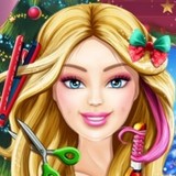 Новогодняя Стрижка Барби