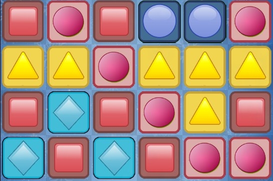 Игра Три в Ряд: Геометрические Фигуры