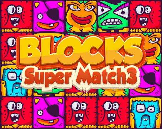 Игра Супер Блоки 3: Три в Ряд