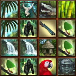 Игра Маджонг Джунгли