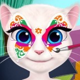 Рисуем на Лице Анжелы