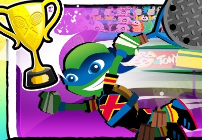 Игра Черепашки Ниндзя: Звёзды Тенниса