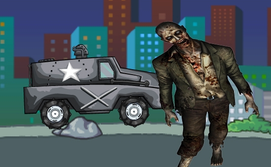 Игра Зомби: Военный Автомобиль