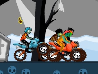 Игра Зомби: Гонка на Мотоциклах