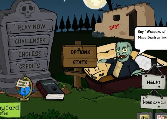 Игра Защити Домик от Зомби