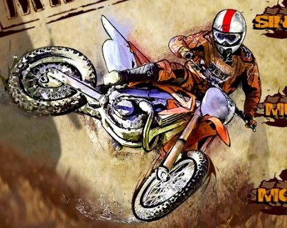 Игра Безумная Мотогонка 3Д