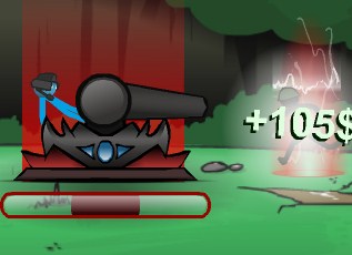 Игра Стикмен: Огонь Турели