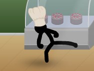 Игра Стикмен: Пекарь Защитник