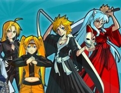 Игра Аниме Драки