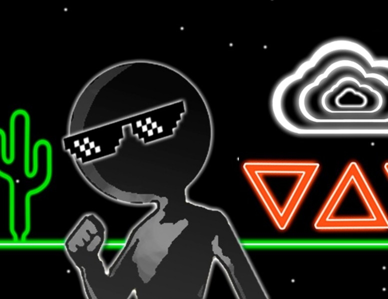 Игра Стикмен: Неоновый Бегун