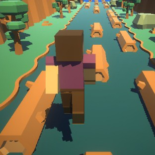 Игра Майнкрафт: Бег По Реке