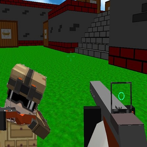 Игра Блочные Стрелялки 3Д: Мультиплеерные Войны