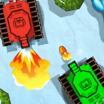 Игра Битва Танков На Арене на Двоих