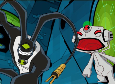 Игра Бен 10 против робота