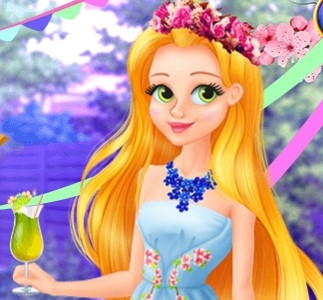 Игра Рапунцель Секреты Крастоы: Одевалка Принцессы Диснея