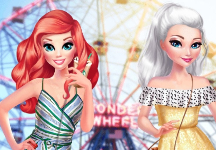 Игра Принцессы с Подругами В Нью-Йорке